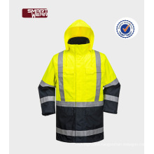 reflective high visibility safety work jacket hi-vis jacket	fire resistant safety jacket